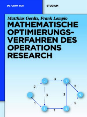 cover image of Mathematische Optimierungsverfahren des Operations Research